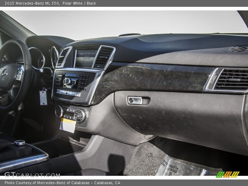 Polar White / Black 2015 Mercedes-Benz ML 350