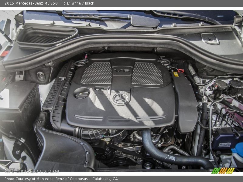 Polar White / Black 2015 Mercedes-Benz ML 350
