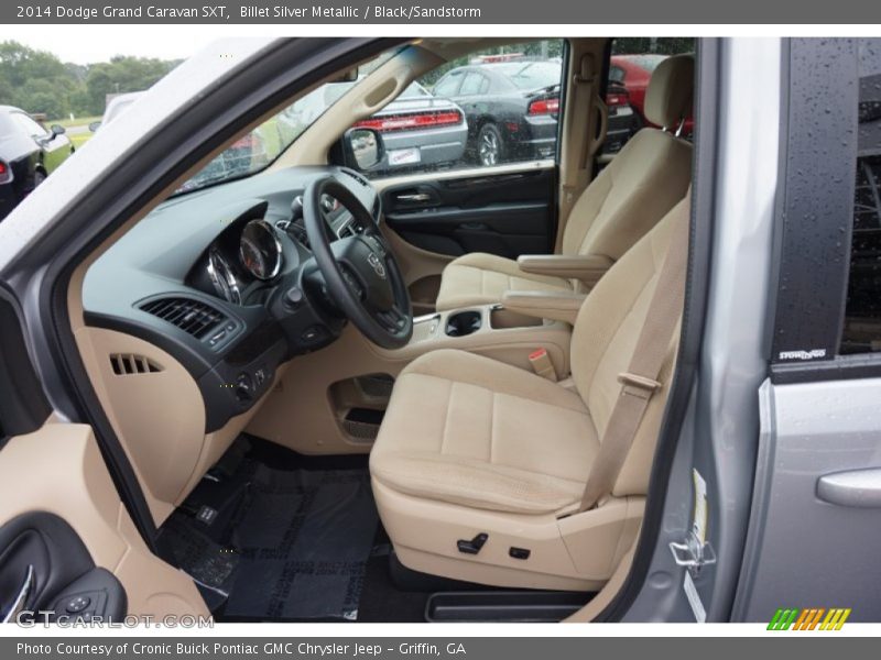 Billet Silver Metallic / Black/Sandstorm 2014 Dodge Grand Caravan SXT