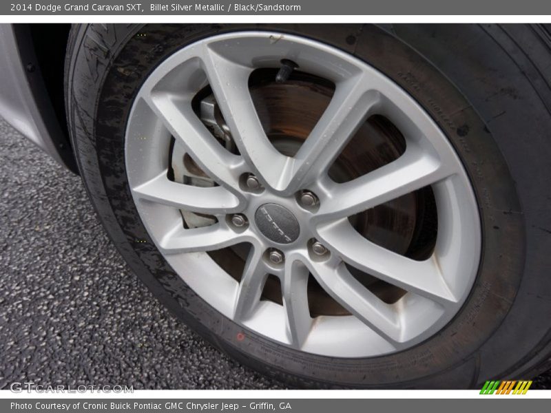 Billet Silver Metallic / Black/Sandstorm 2014 Dodge Grand Caravan SXT