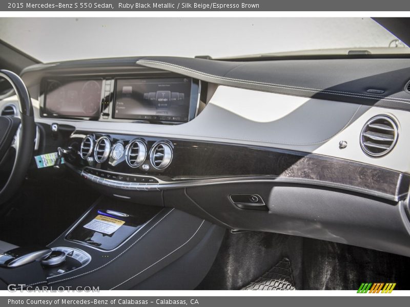 Dashboard of 2015 S 550 Sedan