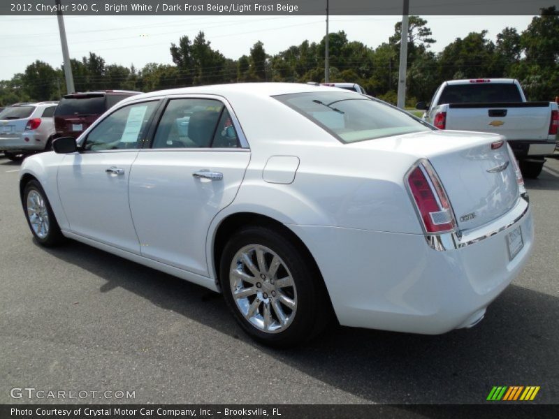 Bright White / Dark Frost Beige/Light Frost Beige 2012 Chrysler 300 C