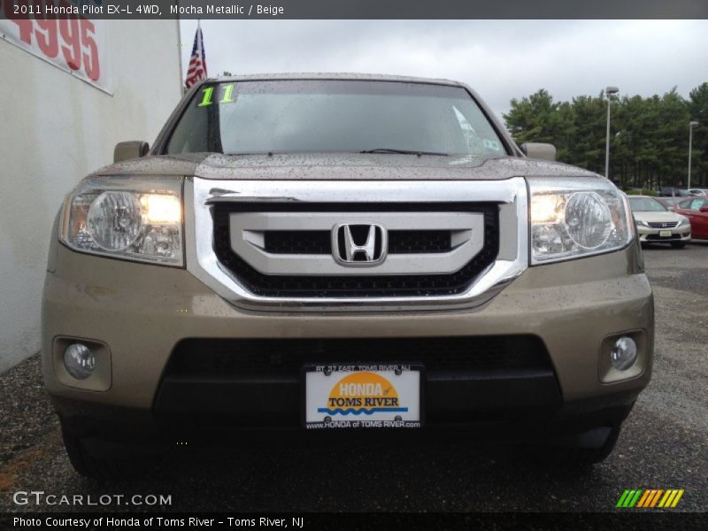 Mocha Metallic / Beige 2011 Honda Pilot EX-L 4WD