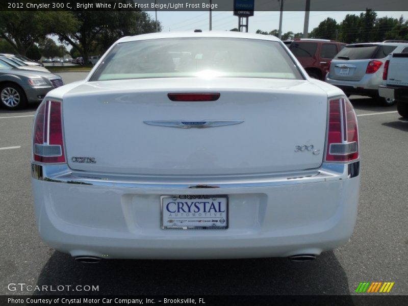 Bright White / Dark Frost Beige/Light Frost Beige 2012 Chrysler 300 C