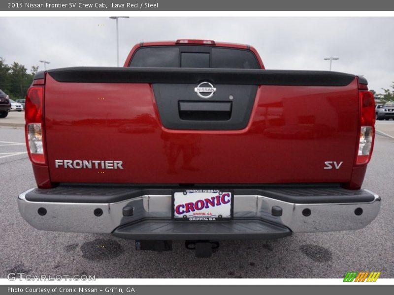 Lava Red / Steel 2015 Nissan Frontier SV Crew Cab