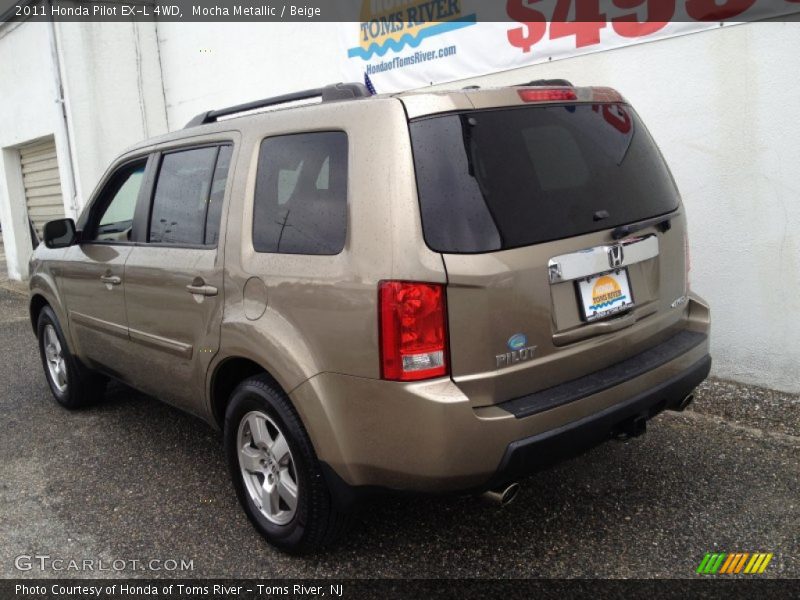 Mocha Metallic / Beige 2011 Honda Pilot EX-L 4WD