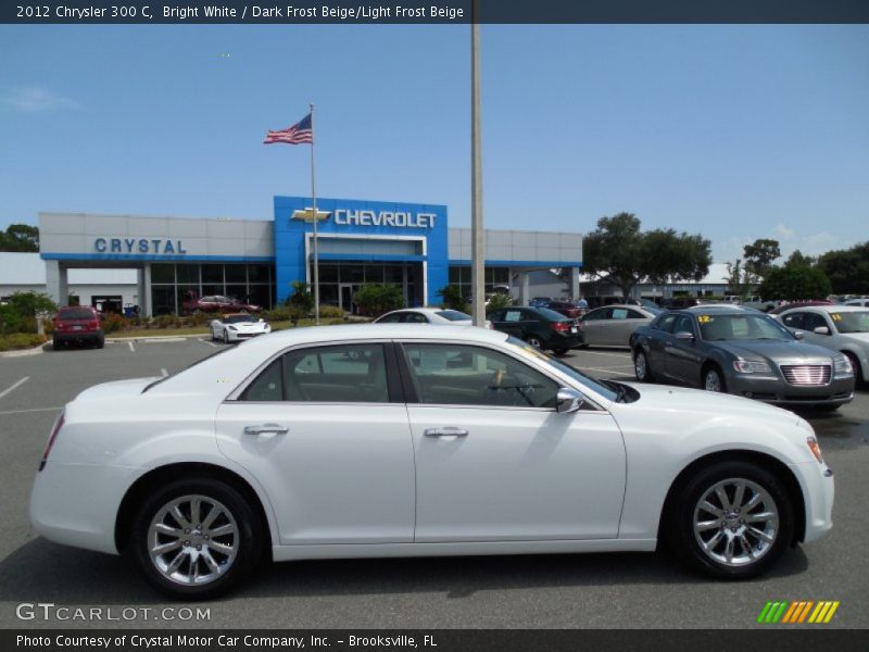 Bright White / Dark Frost Beige/Light Frost Beige 2012 Chrysler 300 C
