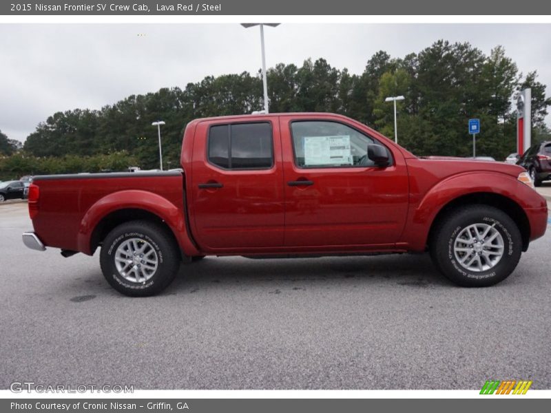 Lava Red / Steel 2015 Nissan Frontier SV Crew Cab