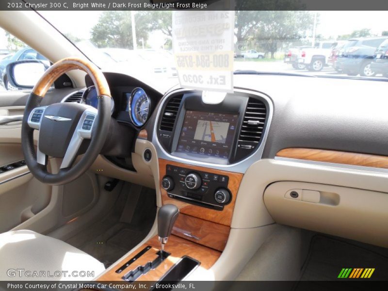Bright White / Dark Frost Beige/Light Frost Beige 2012 Chrysler 300 C