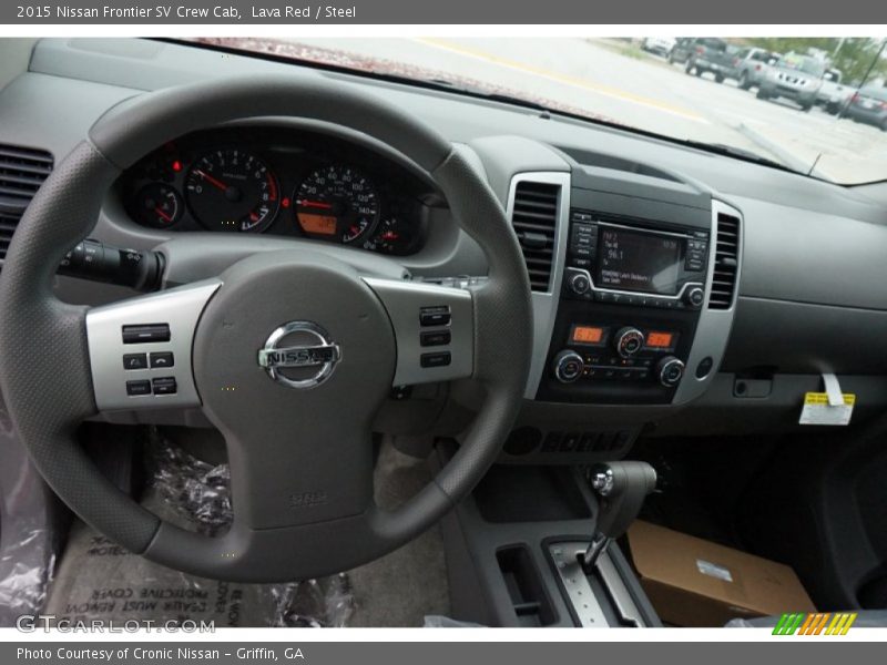 Lava Red / Steel 2015 Nissan Frontier SV Crew Cab