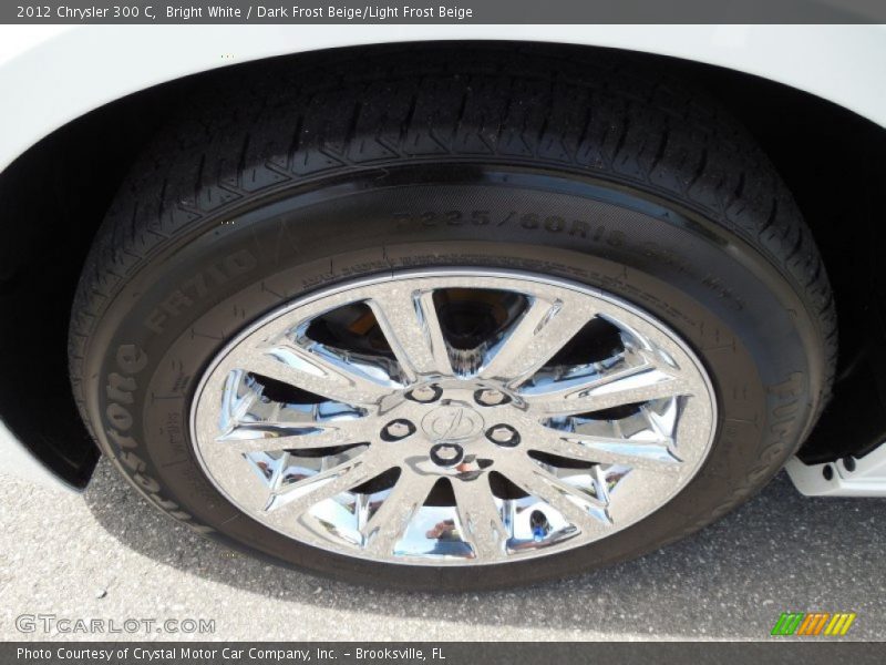 Bright White / Dark Frost Beige/Light Frost Beige 2012 Chrysler 300 C
