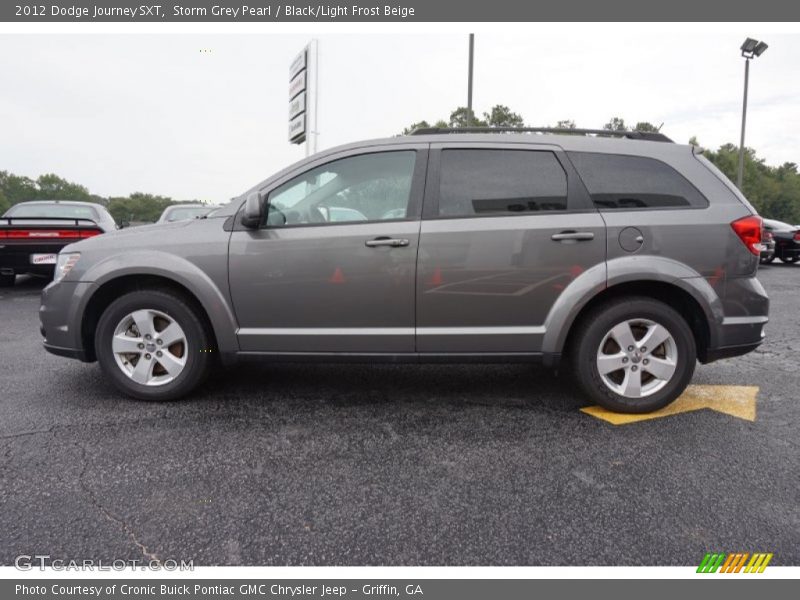 Storm Grey Pearl / Black/Light Frost Beige 2012 Dodge Journey SXT