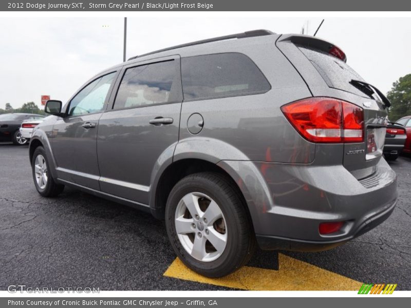 Storm Grey Pearl / Black/Light Frost Beige 2012 Dodge Journey SXT