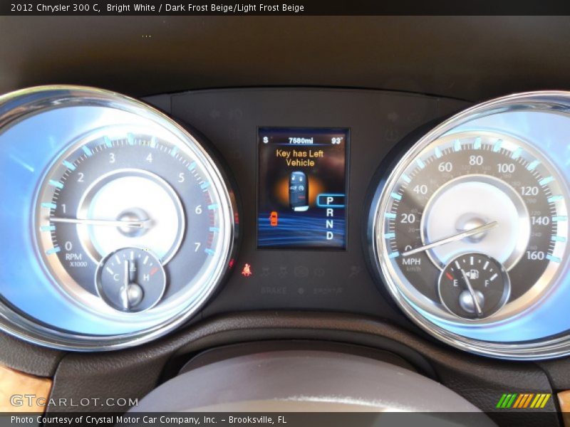 Bright White / Dark Frost Beige/Light Frost Beige 2012 Chrysler 300 C