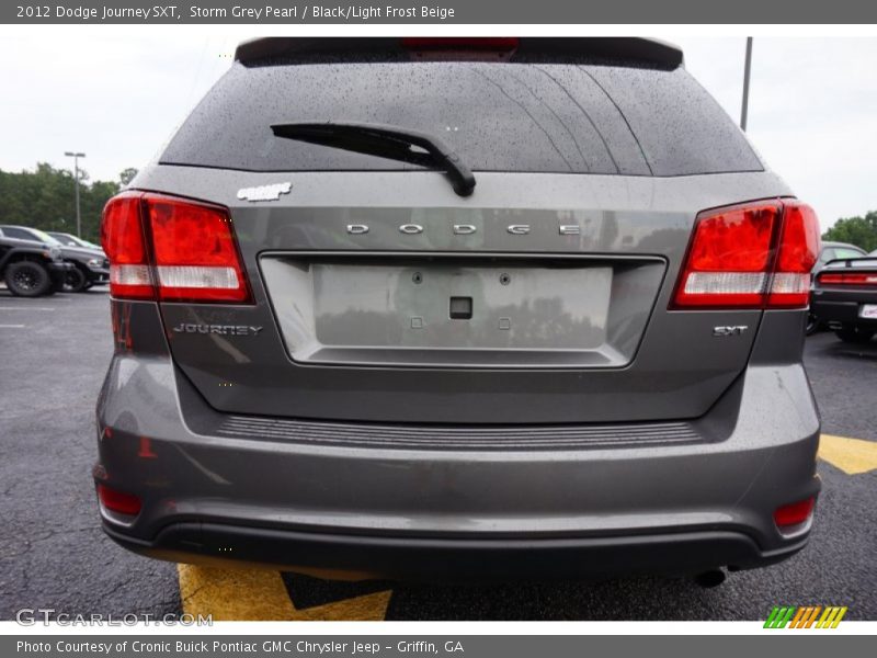Storm Grey Pearl / Black/Light Frost Beige 2012 Dodge Journey SXT