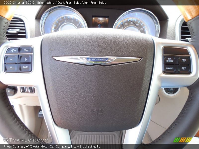 Bright White / Dark Frost Beige/Light Frost Beige 2012 Chrysler 300 C