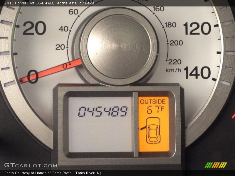 Mocha Metallic / Beige 2011 Honda Pilot EX-L 4WD