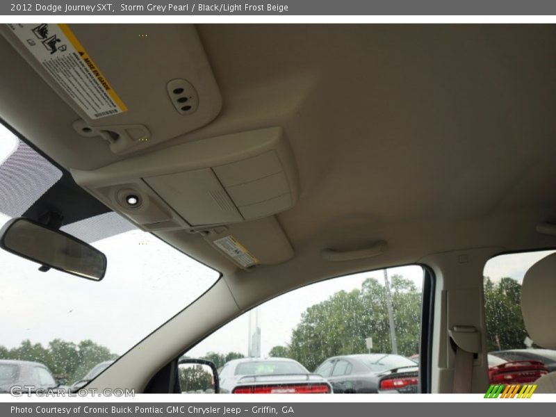 Storm Grey Pearl / Black/Light Frost Beige 2012 Dodge Journey SXT