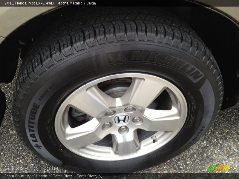 Mocha Metallic / Beige 2011 Honda Pilot EX-L 4WD
