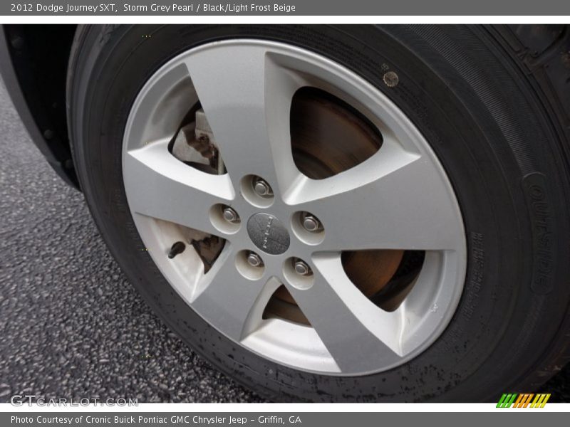 Storm Grey Pearl / Black/Light Frost Beige 2012 Dodge Journey SXT