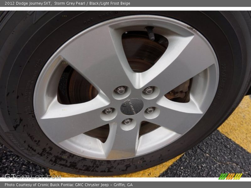 Storm Grey Pearl / Black/Light Frost Beige 2012 Dodge Journey SXT