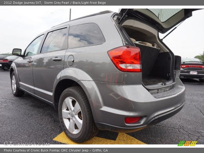 Storm Grey Pearl / Black/Light Frost Beige 2012 Dodge Journey SXT