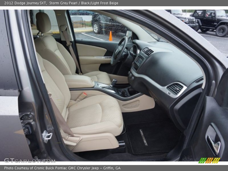 Storm Grey Pearl / Black/Light Frost Beige 2012 Dodge Journey SXT