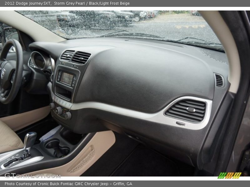 Storm Grey Pearl / Black/Light Frost Beige 2012 Dodge Journey SXT