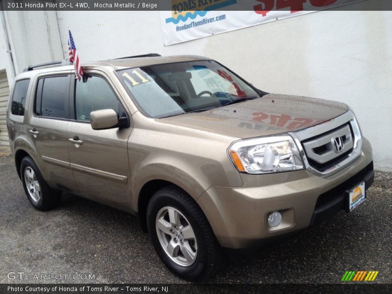 Mocha Metallic / Beige 2011 Honda Pilot EX-L 4WD