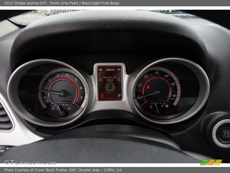 Storm Grey Pearl / Black/Light Frost Beige 2012 Dodge Journey SXT