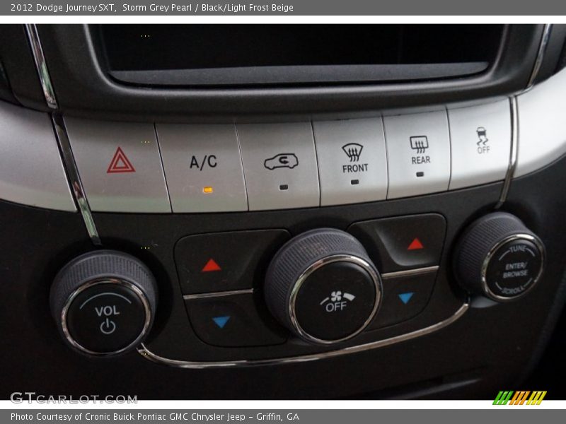 Storm Grey Pearl / Black/Light Frost Beige 2012 Dodge Journey SXT