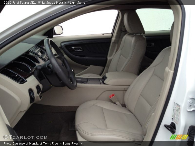 White Suede Metallic / Light Stone 2010 Ford Taurus SEL