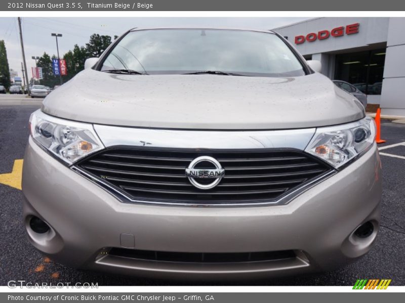 Titanium Beige / Beige 2012 Nissan Quest 3.5 S