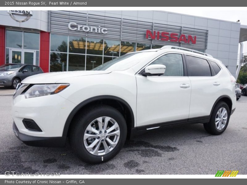 Pearl White / Almond 2015 Nissan Rogue SV