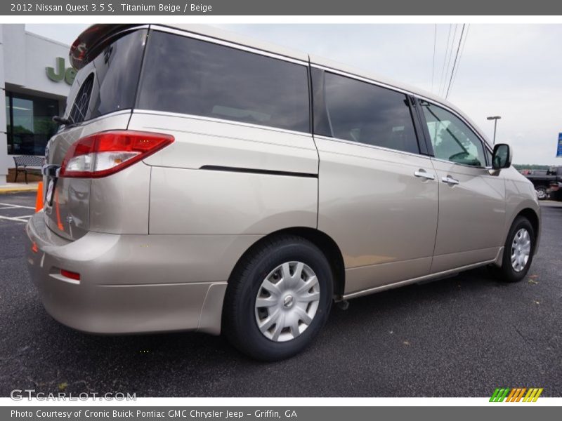 Titanium Beige / Beige 2012 Nissan Quest 3.5 S