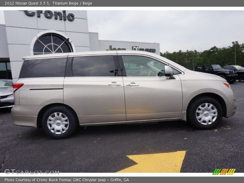 Titanium Beige / Beige 2012 Nissan Quest 3.5 S