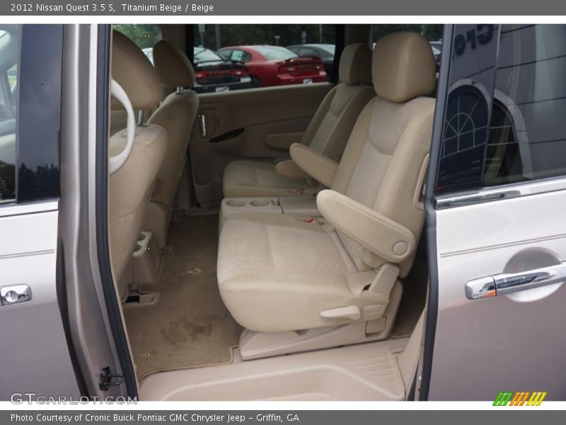 Titanium Beige / Beige 2012 Nissan Quest 3.5 S