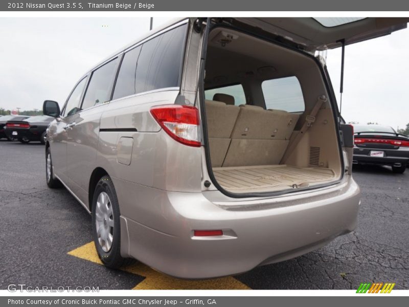 Titanium Beige / Beige 2012 Nissan Quest 3.5 S