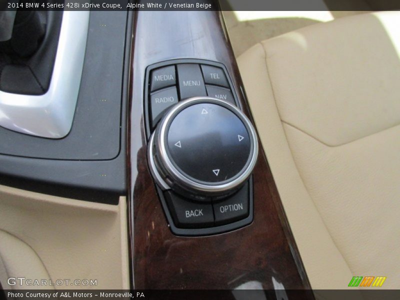 Alpine White / Venetian Beige 2014 BMW 4 Series 428i xDrive Coupe