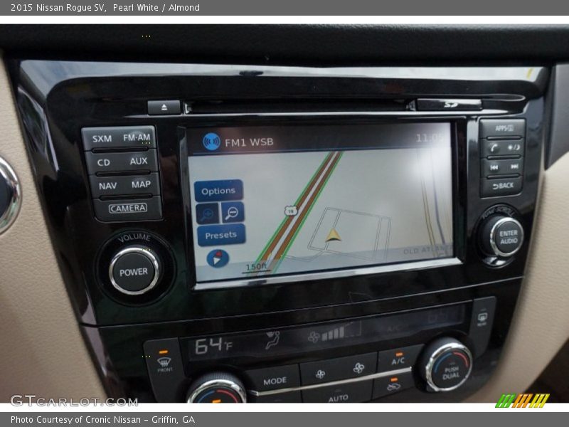 Navigation of 2015 Rogue SV