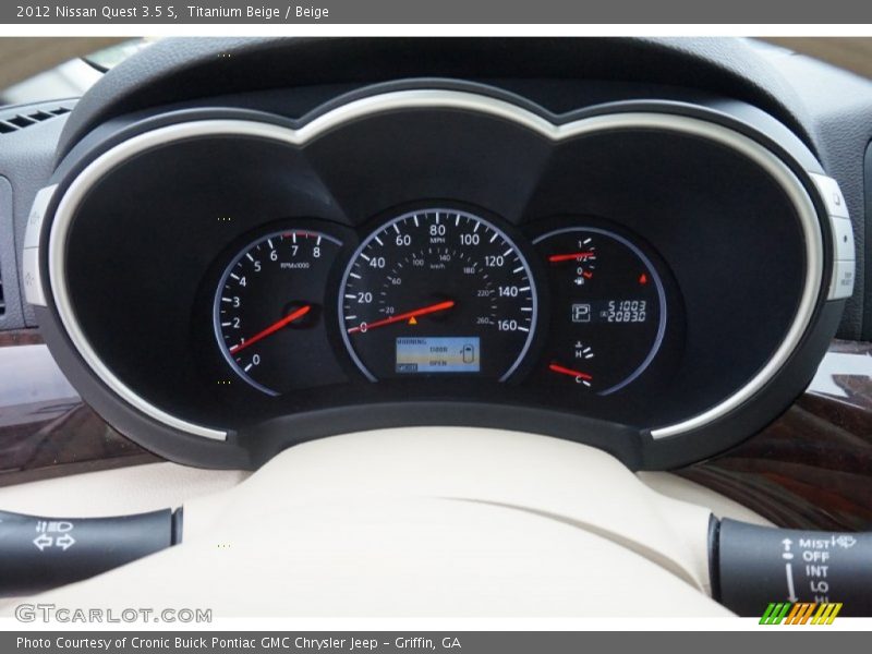 Titanium Beige / Beige 2012 Nissan Quest 3.5 S
