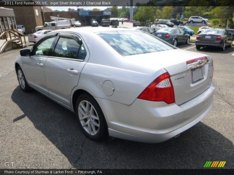 Ingot Silver Metallic / Charcoal Black 2011 Ford Fusion SEL V6