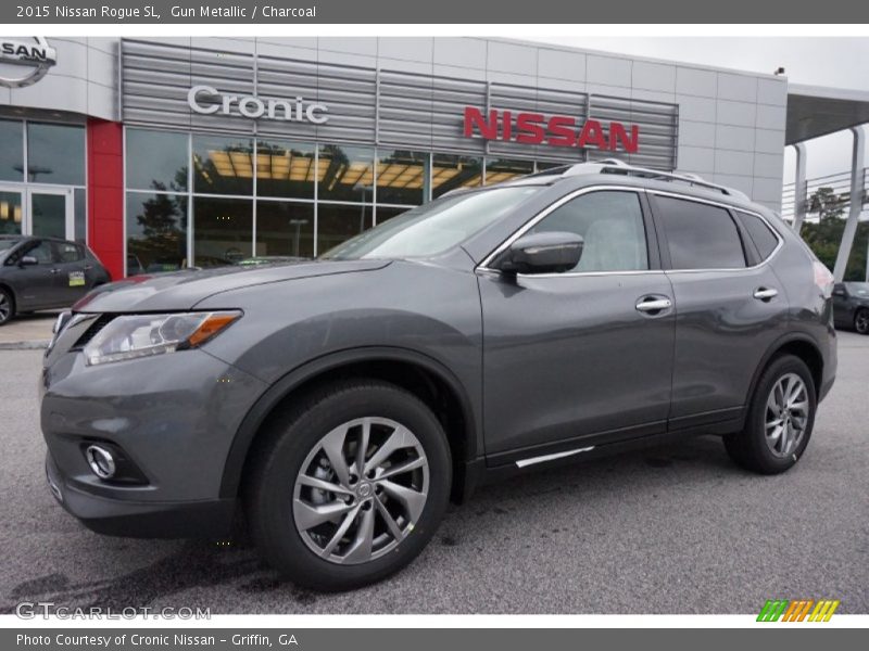 Gun Metallic / Charcoal 2015 Nissan Rogue SL