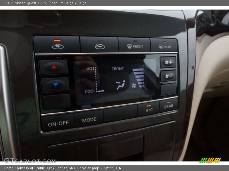Titanium Beige / Beige 2012 Nissan Quest 3.5 S