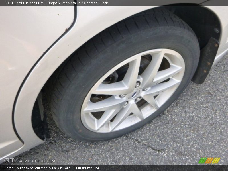 Ingot Silver Metallic / Charcoal Black 2011 Ford Fusion SEL V6