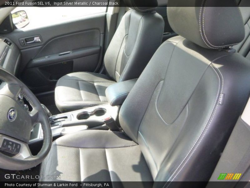 Ingot Silver Metallic / Charcoal Black 2011 Ford Fusion SEL V6
