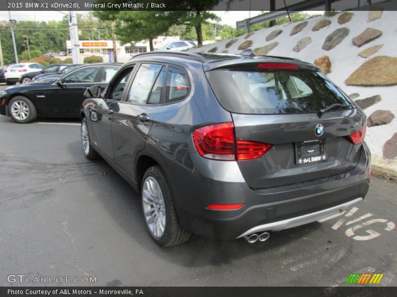 Mineral Grey Metallic / Black 2015 BMW X1 xDrive28i