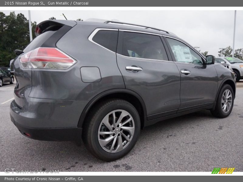 Gun Metallic / Charcoal 2015 Nissan Rogue SL