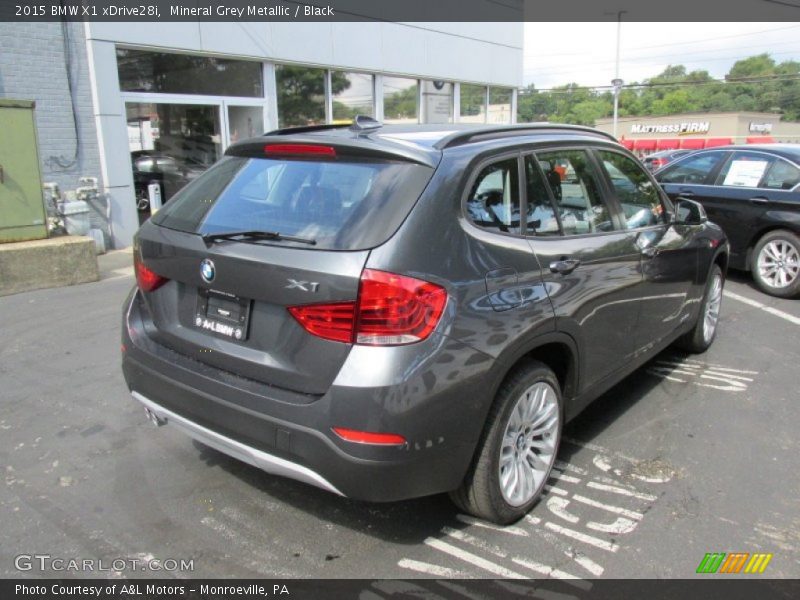 Mineral Grey Metallic / Black 2015 BMW X1 xDrive28i