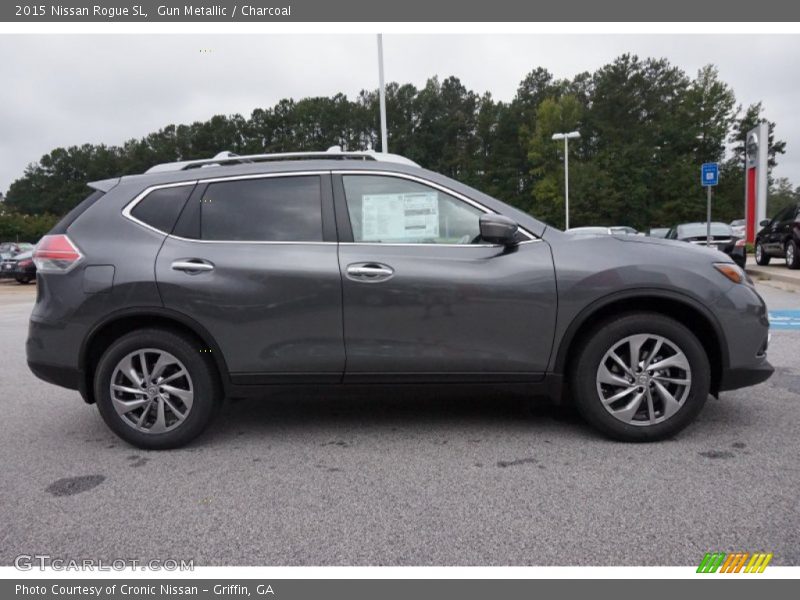 Gun Metallic / Charcoal 2015 Nissan Rogue SL